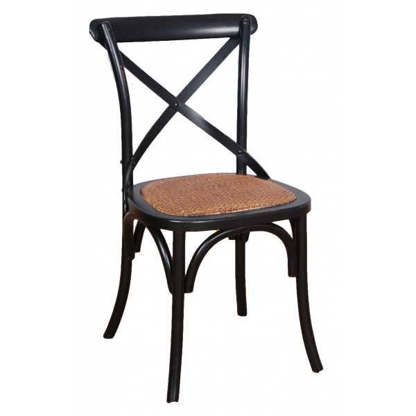 Crossback Chair Black 